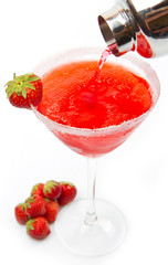 Strawberry cocktail