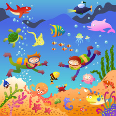 Plakat Under the sea