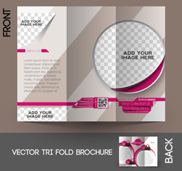 Bag Store Tri-Fold Mock up & Brochure Design