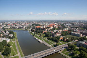 Fototapeta Polish city of Krakow Wawel Castle obraz