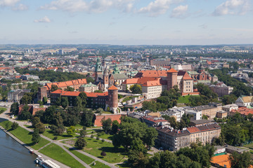 Fototapeta na wymiar Wawel Castle Polish city of Krakow