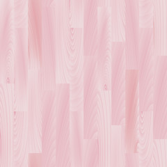 Realistic pastel pink wooden floor seamless pattern, vector