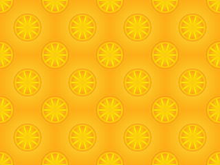 seamless pattern with orange slices