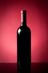 bottle of red wine