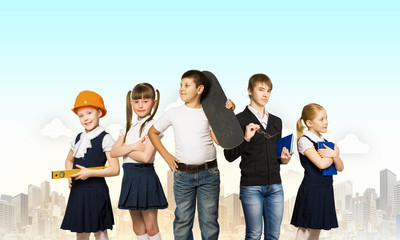 Obraz premium Choosing future profession