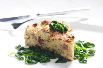 Easter filling with spinach