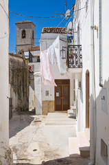 Alleyway. Monte Sant'Angelo. Puglia. Italy.