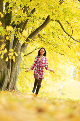 autumn woman