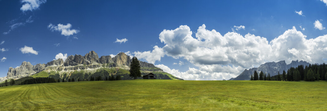 Dolomiti, Catinaccio and Latemar panorama