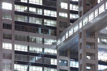 Obraz premium tall building at night