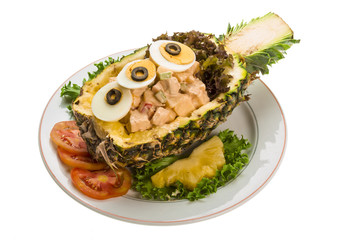 Pineapple and chiken salad