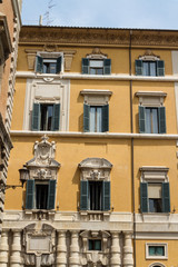 Fototapeta na wymiar Rome, Italy. Typical architectural details of the old city