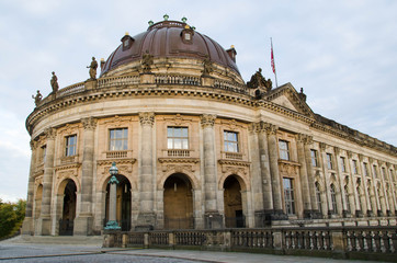 Fototapeta na wymiar Facade of the Bodemuseum in Berlin, Germany