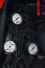 antique steam locomotive