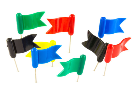 &eacute;pingles drapeaux
