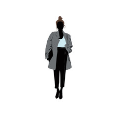 Shopping girl (business)- siluet © Fuzler