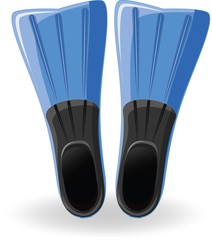 Путешествие икон, пальмы, мяч, гостиная, ласты и чемодан © virinaflora