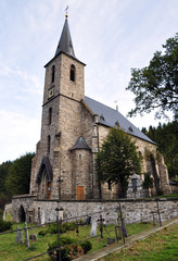 Fototapeta na wymiar Stary Kościół, Golden Hills, Morawy, Czechy