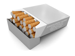 Cigarette Pack  (clipping path included)