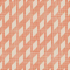 abstract geometric seamless pattern in faded orange