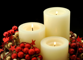 Advent Holiday candles
