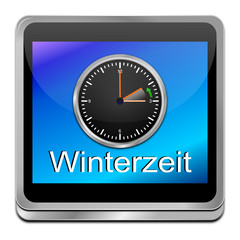 Zeitumstellung Winterzeit Button