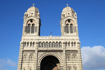 Marseille Cathedral, landmark cathedral in Marseille, France