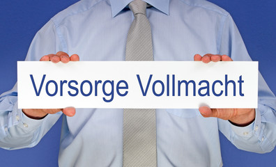 Vorsorge Vollmacht