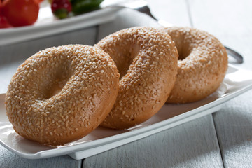 knusprige bagels