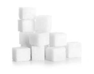Studio photography of a lump sugar