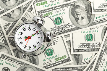 Time - money. Business concept