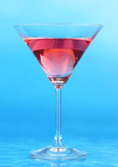 Cocktail on bright background