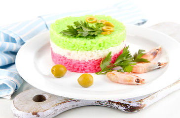 Colored rice