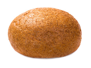 Whole-grain bread isolated