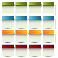 Obraz premium Boxed Flow Chart