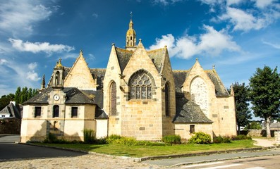 Fototapeta na wymiar Św Zbawiciela Kościół Faou, Bretania