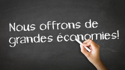 We offer Great Savings (In French)