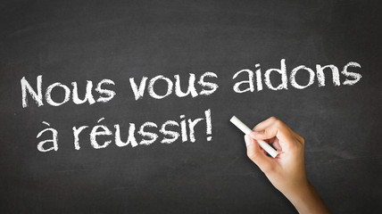 We help you succeed (In French)