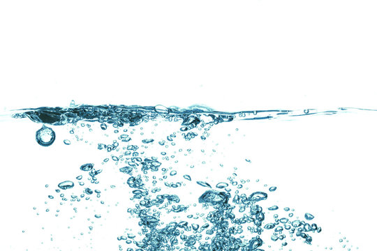 conceptual splashing water or beverage, ocean or a river