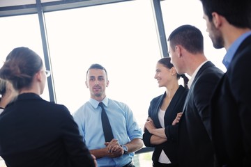 business people in a meeting at office