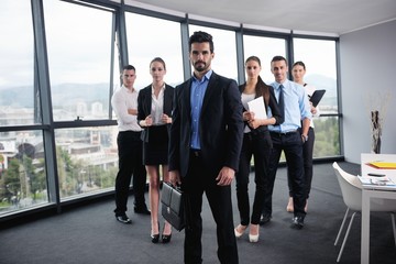 Fototapeta premium business people in a meeting at office