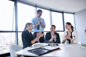 business people in a meeting at office