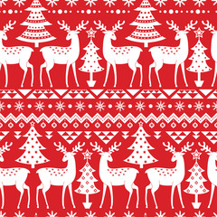 Christmas seamless pattern