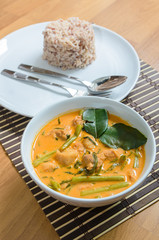 Pork curry with water spinach (Tae-pho soup)