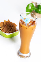 a glass of coffee