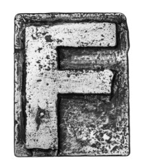 Metal letter
