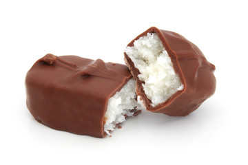 Barre chocolatée (fourrée noix de coco)