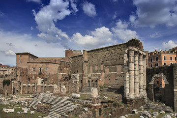 Fototapeta na wymiar monuments of ancient Rome