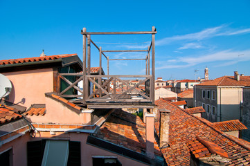 Naklejka premium Venice Italy altana terrace