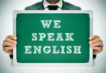 we speak english